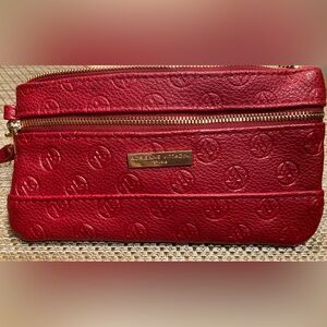 Adrienne Vittadini Red Wristlet/Wallet
